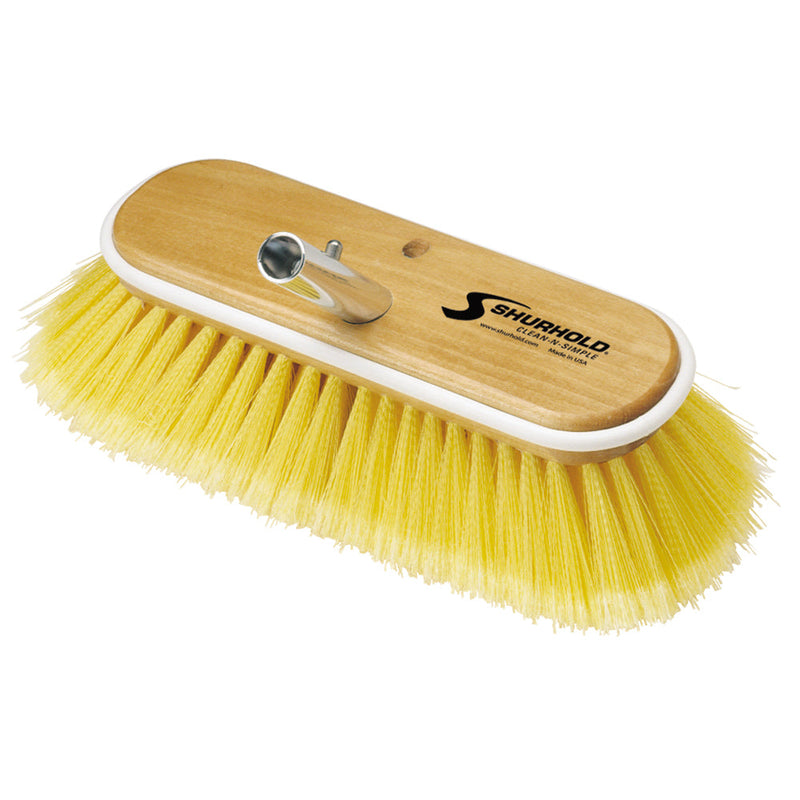 10-inch yellow soft brush head
