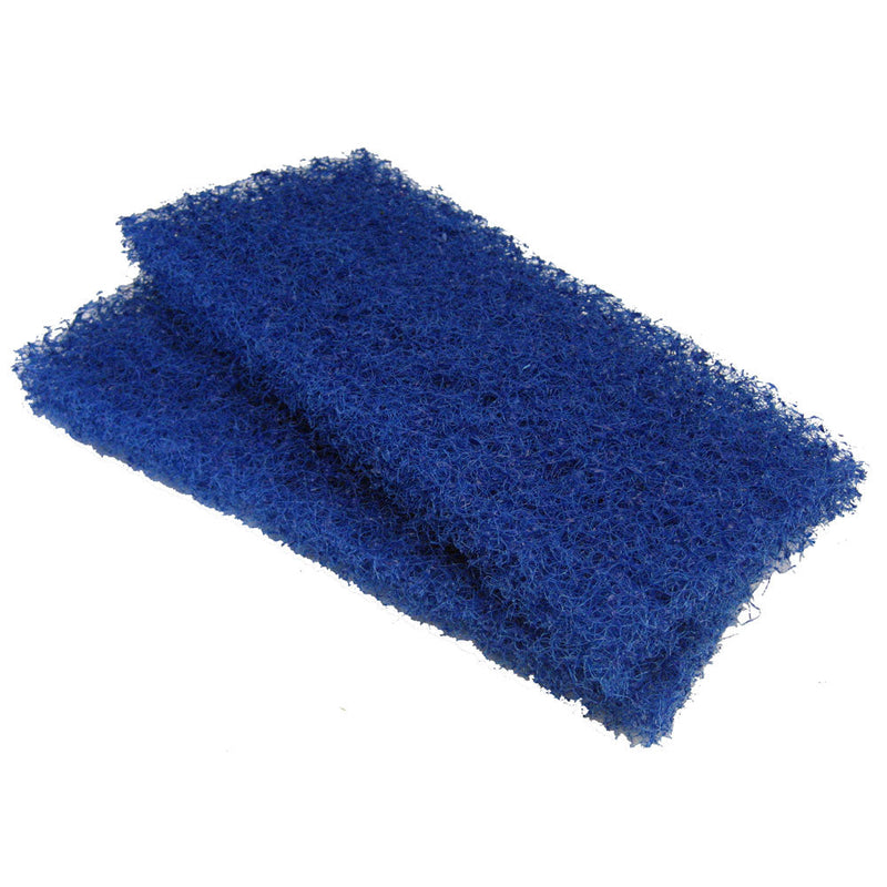 2 pack - blue medium scrubber pads