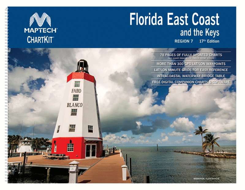 MAPTECH ChartKit Florida East Coast and the Keys - Region 7 - 17th Edition - Cover