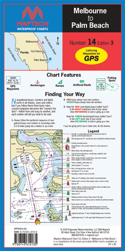Melbourne to Palm Beach Waterproof chart cover