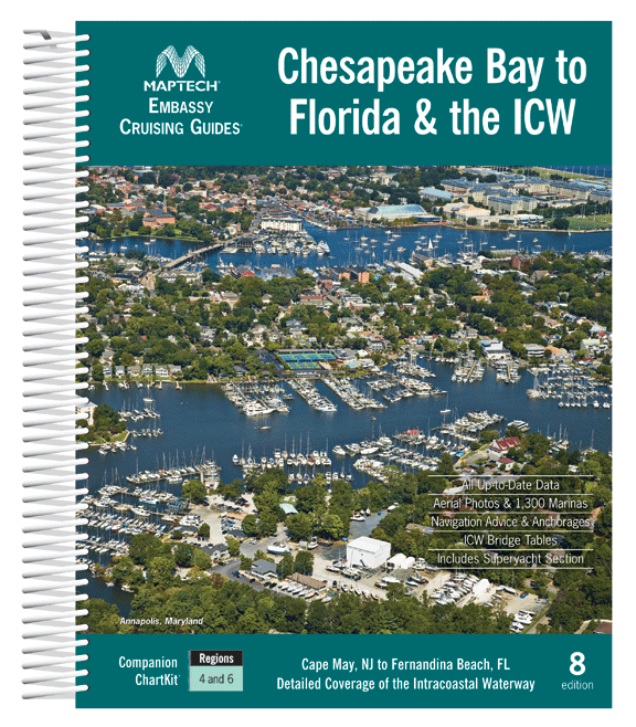 Chesapeake Bay to Florida & the Intercoastal Waterway Cover spiral bound