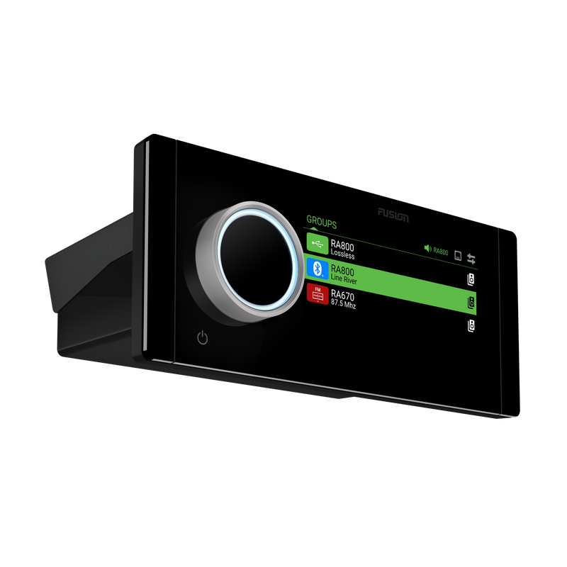 front right view of stereo