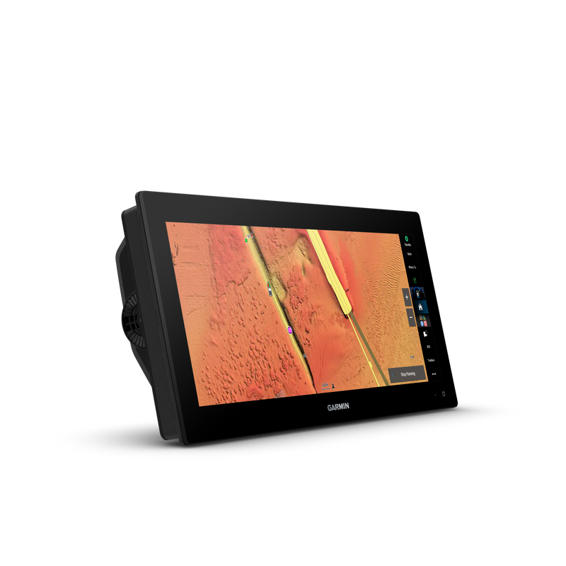 front right angle showing screen display