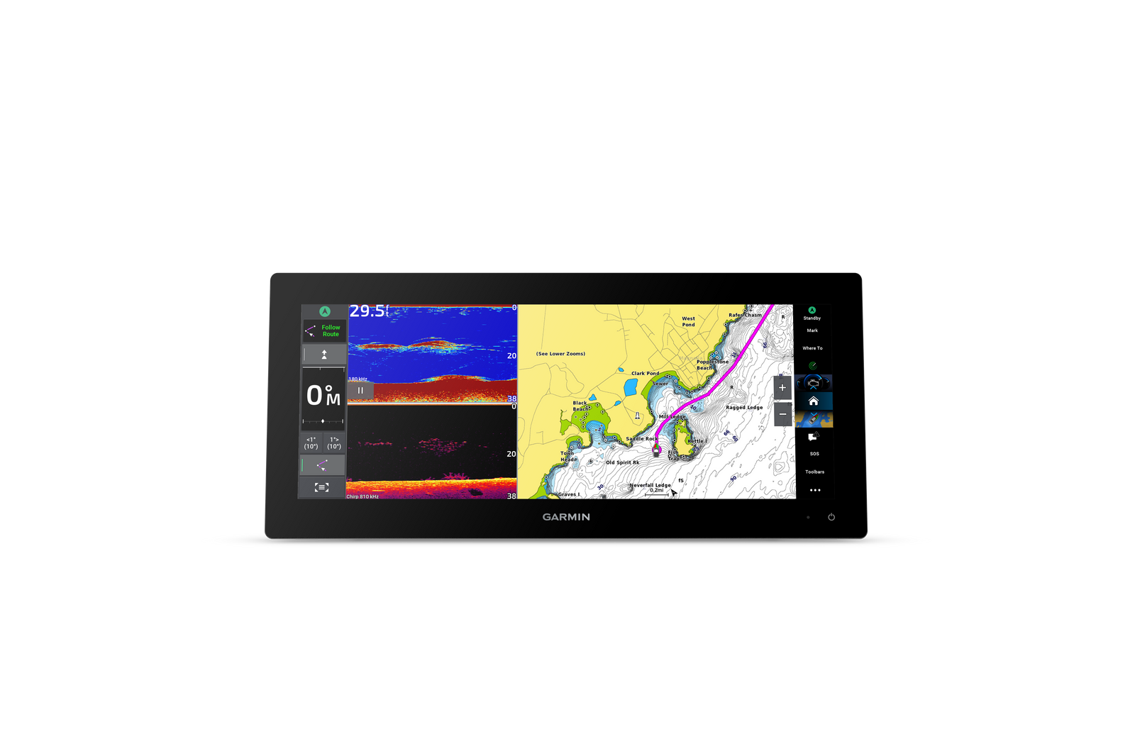 Garmin GPSMAP® 1543xsv Ultrawide Combo GPS/Fishfinder GN+ – Crook