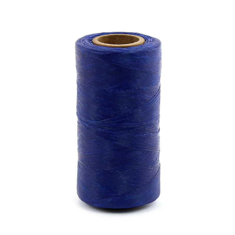 Blue spool of waxed rigging floss