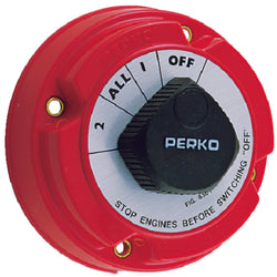 Red base with black switch