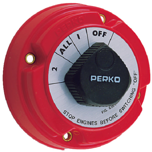 Red base with black switch