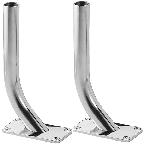Stainless steel flush mount Striker Base Gunnel mounts (pair)