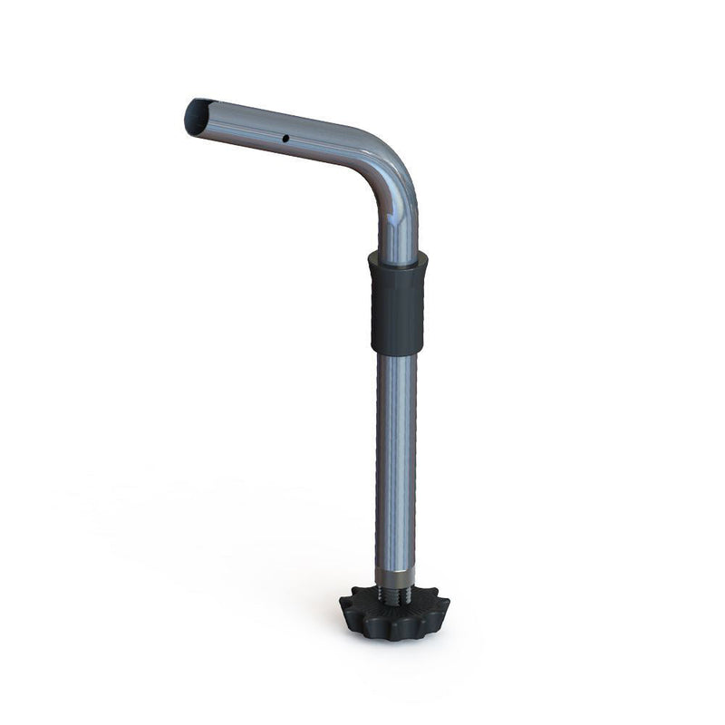 Fixed Rod Holder Mount for Taco SharkFin high polished stainless steel