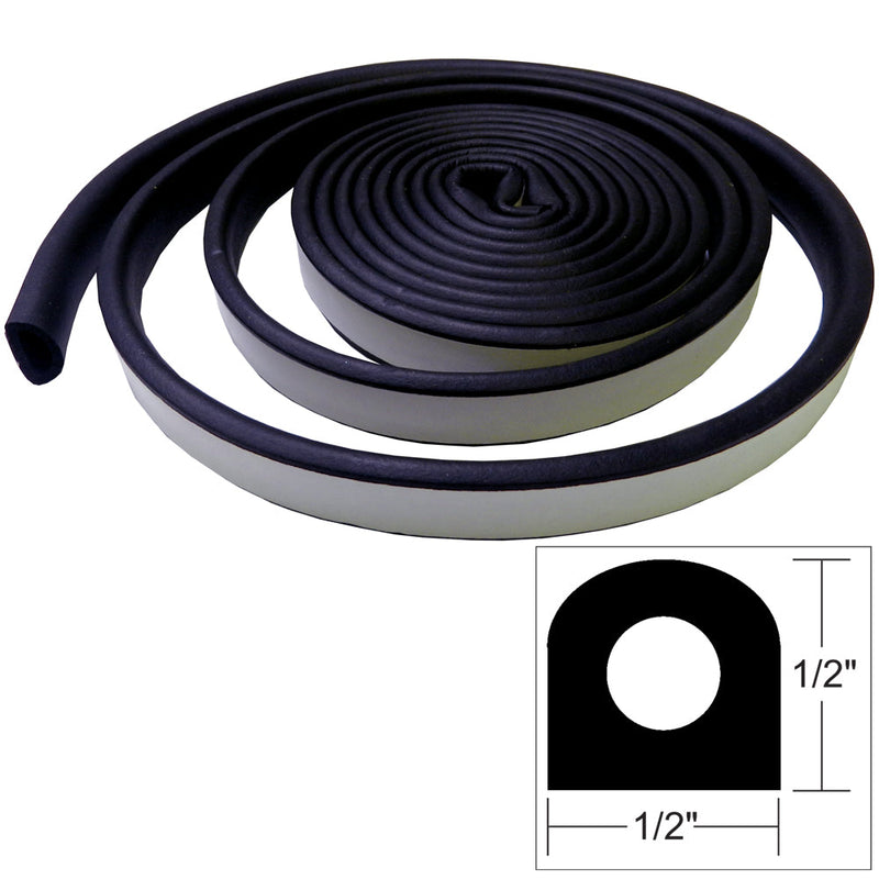 10' coiled strip of 1/2 x 1/2 Weather Seal Tape