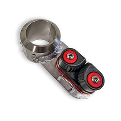 Pull down cleat - stainless steel with black and red cam cleat