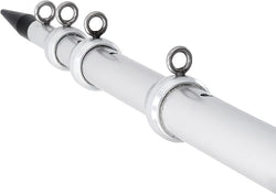 silver telescoping outrigger closed
