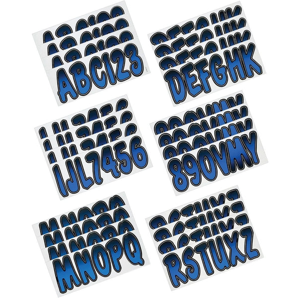 Boat  Lettering Registration Kit Decals