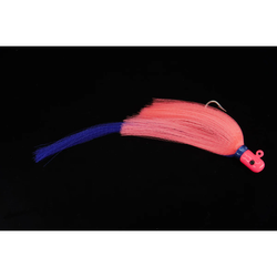 Pink body, pink head, and blue tail