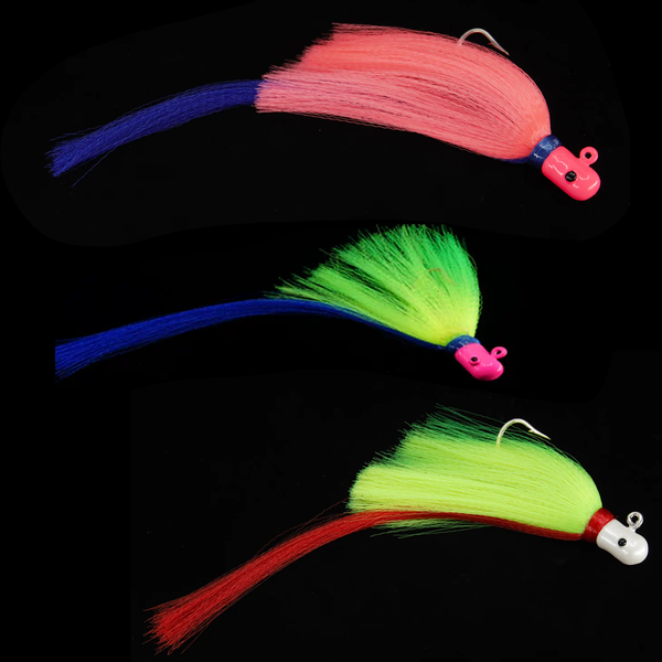 group of 3 flair hawk lures