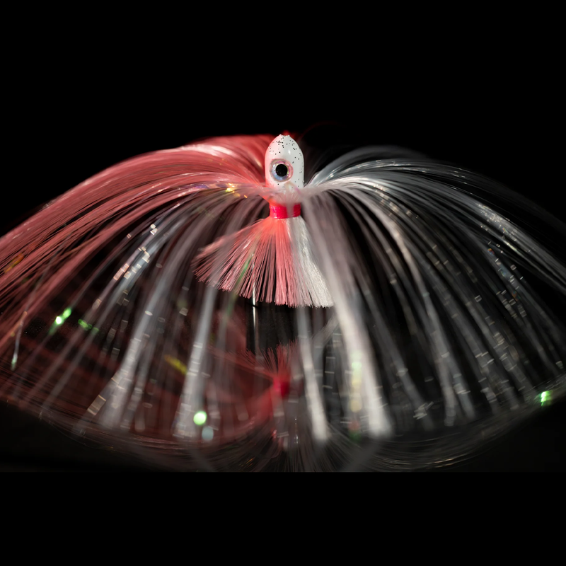 Pink and White Zoom Witch