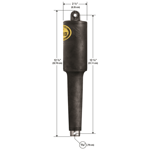 Actuator with dimensions