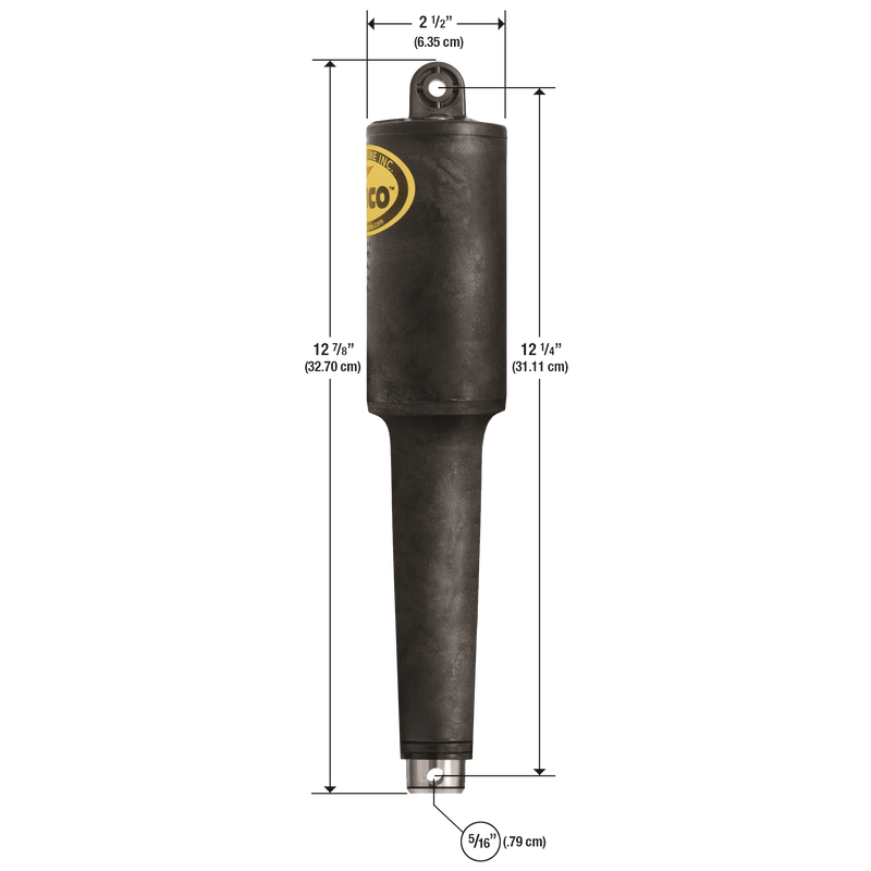 Actuator with dimensions