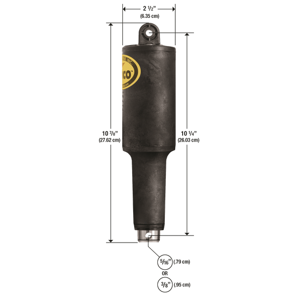 Unit with dimensions