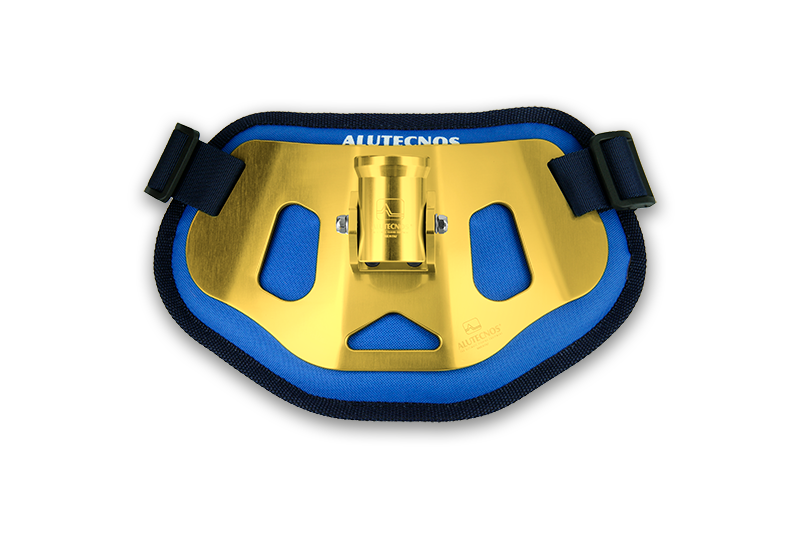 Belt Gold with blue padding