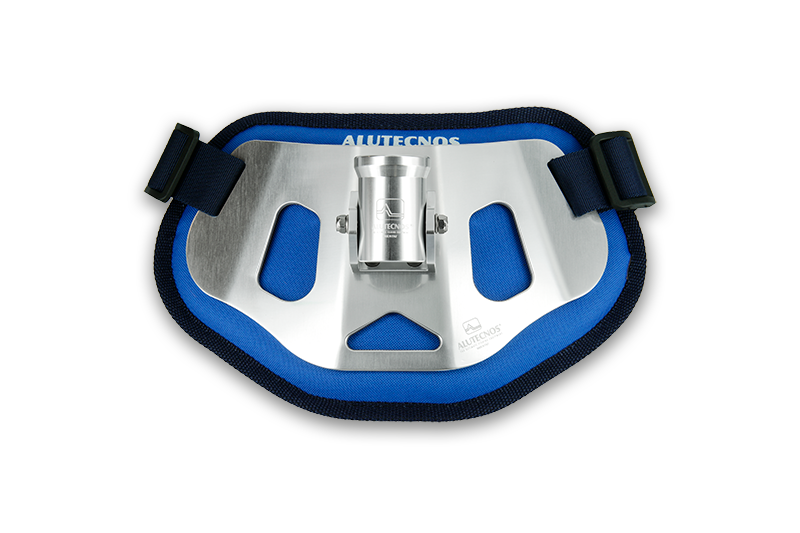 Belt Silver with blue padding