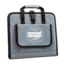 Nomad Design Jig Wallet front view showing logo