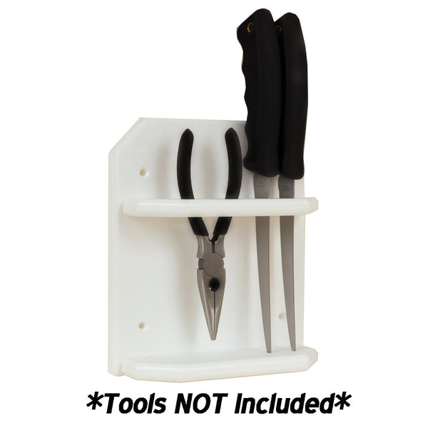 Knife and Plier Holder - white - tools not included