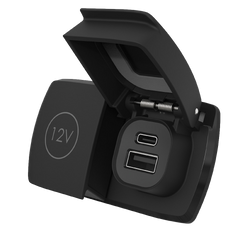 Unit with USB ports exposed