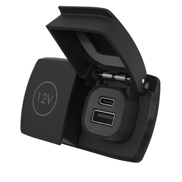 Unit with USB ports exposed