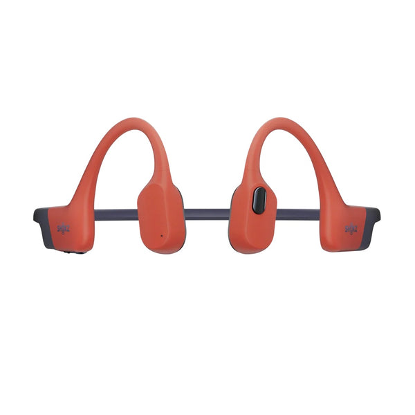 Red and Gray wireless headphones
