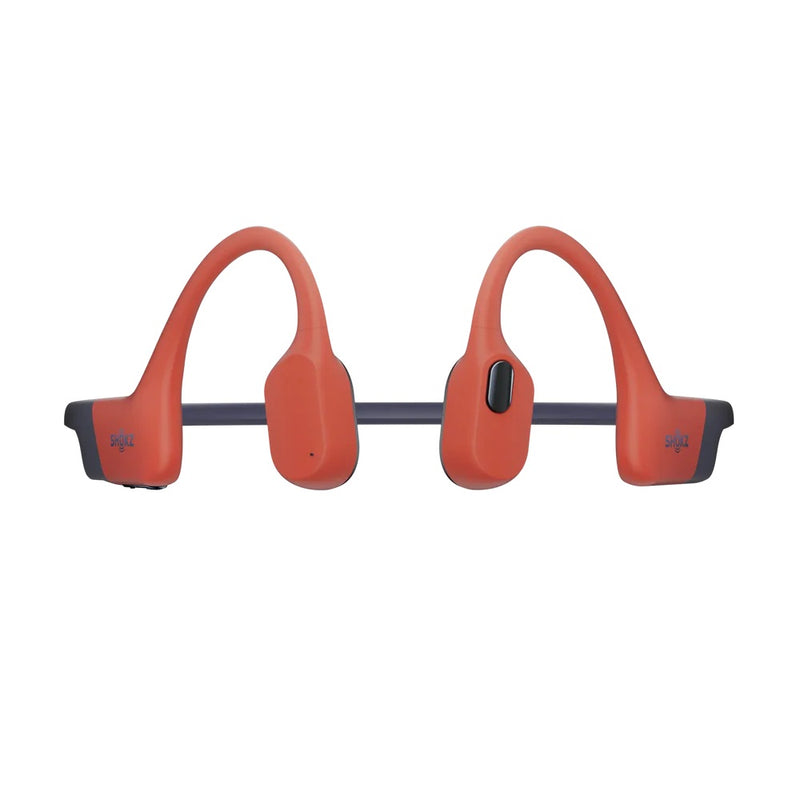 Red and Gray wireless headphones