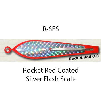 Rocket Red coated with silver flash scale