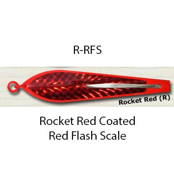 Rocket red coated with red flash scale
