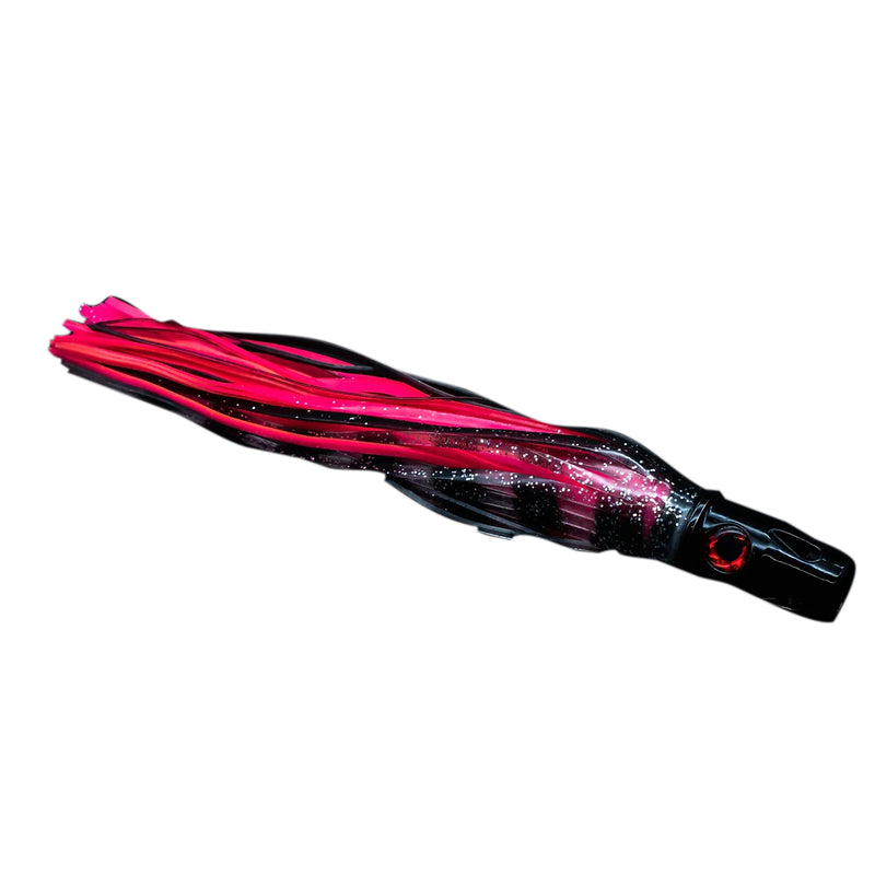 black head pink/black skirt