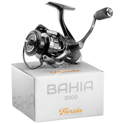 Bahia 3000 Florida Fishing Products - Reel on top of box