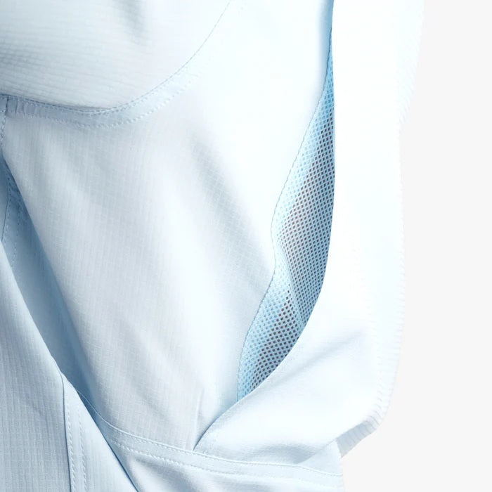 close up of vented back