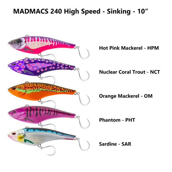 マッシモルアーズ クイックダイブスリム240（QDS240） Massimo Lures Quick Dive Slim 240 マッシモルアーズ クイックダイブ