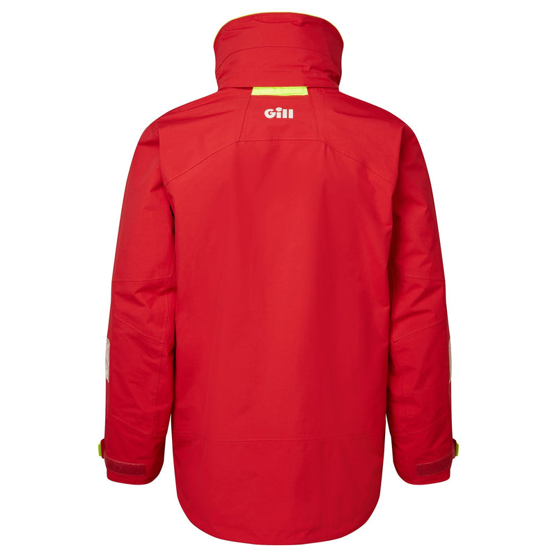 Gill Men's OS3 Coastal Jacket Red - back view