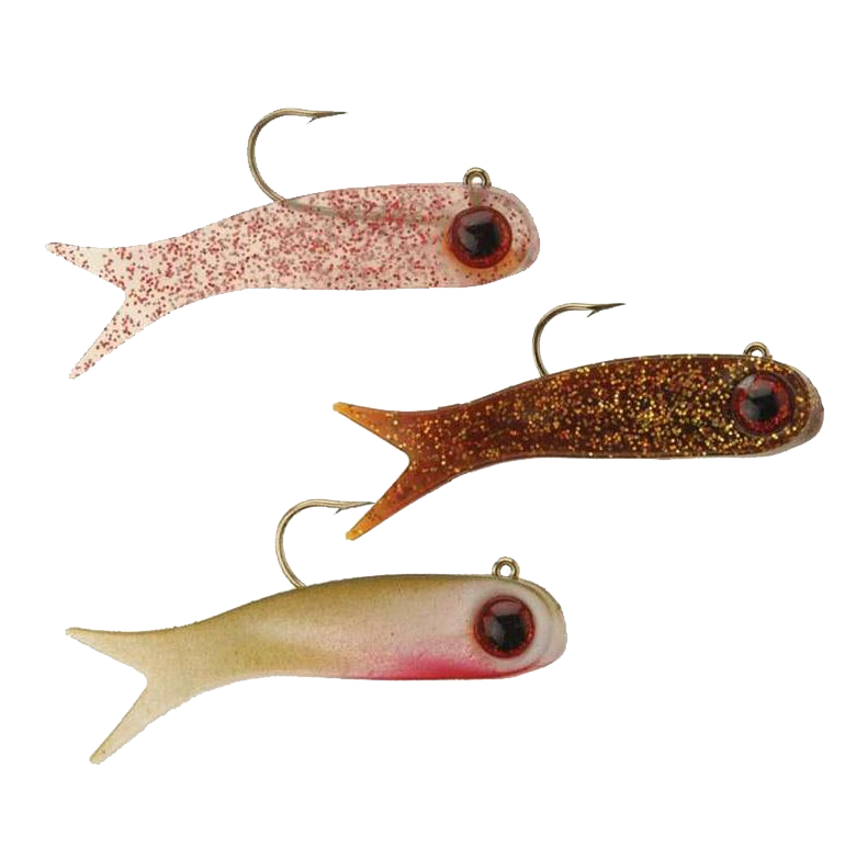 doa lures for surf fishing DOA Lures TerrorEyz Big One Clear / Red GLITTER