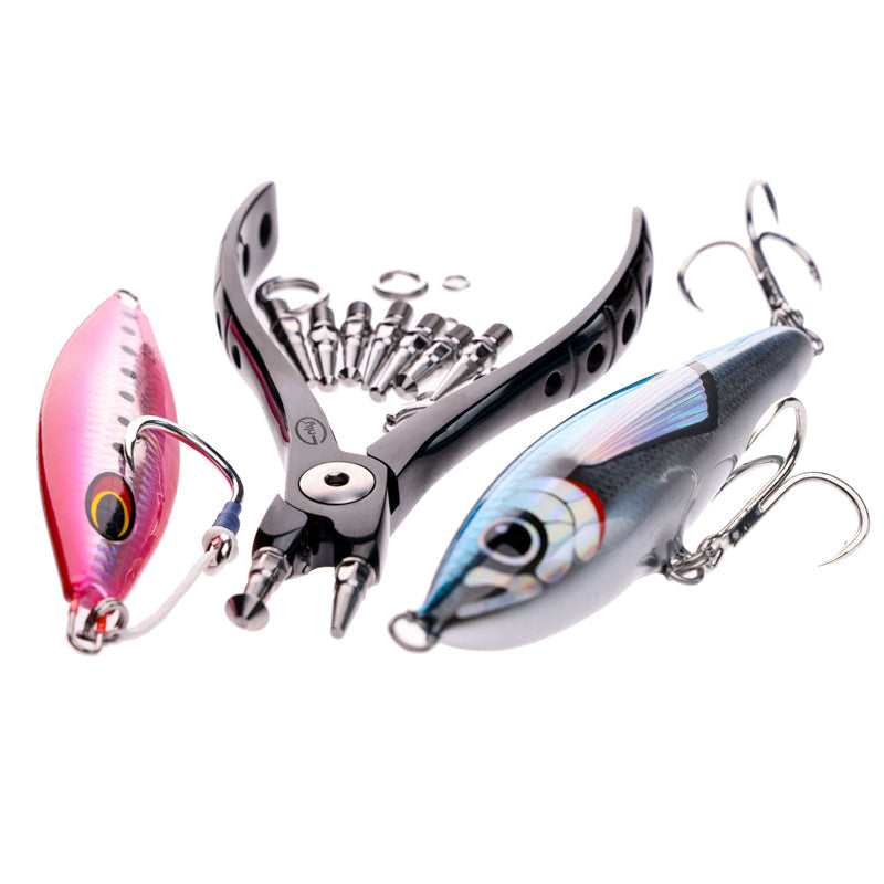 pliers with lures
