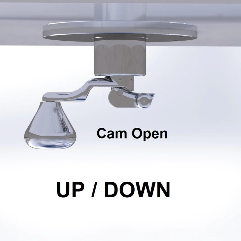 Cam open up-down