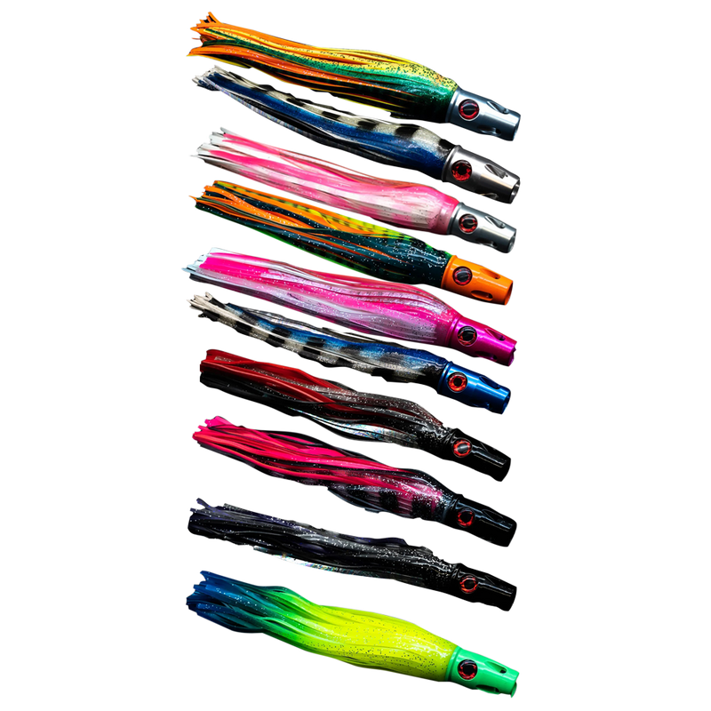 group of jet heads various colors