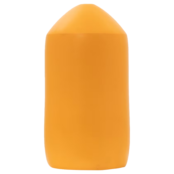orange cylindrical buoy