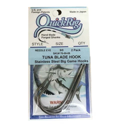 big fish with hook blade ZMAN CHATTERBAIT RIGGED Tackle Tactics The pattern and texture of natural materials may vary QUICKRIG Tuna Blade Hooks -