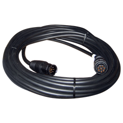 Coiled black cable