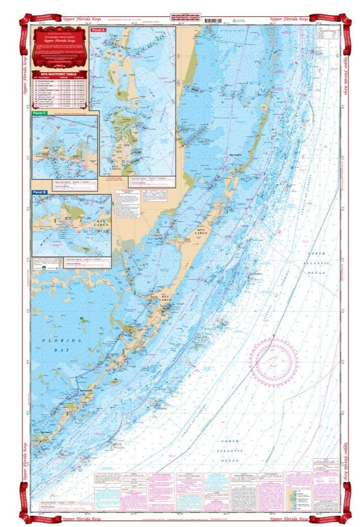 Navigation Map Upper Florida Keys