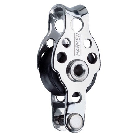 16mm Single pully block with becket