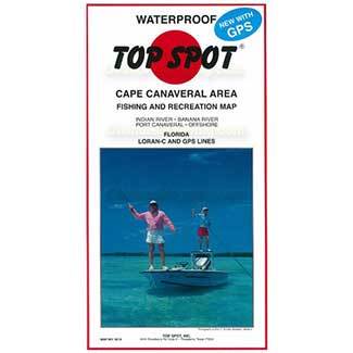 Top Spot N-218 Cape Canaveral Area Chart – Crook and Crook Fishing,  Electronics, and Marine Supplies