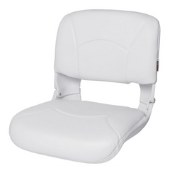 Tempress High Back All Weather Boat Seat in White – Crook and Crook Fishing,  Electronics, and Marine Supplies