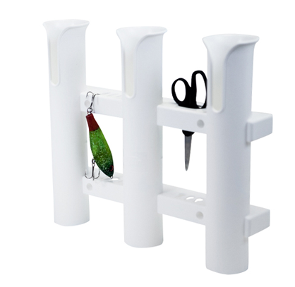 Triple Rod Holder White 